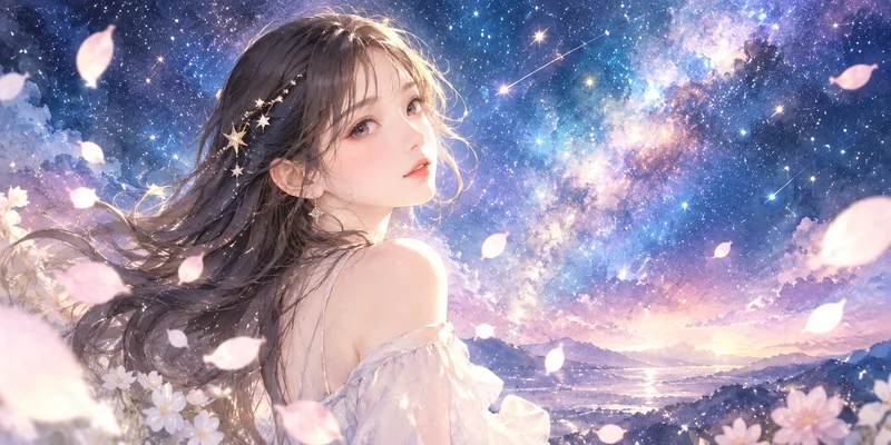 星で見る性格と運勢診断 - 紫微斗数で「モテる星」「美人の星」はどれ?命盤でわかる、あなたの魅力の出どころ