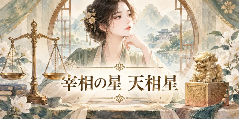 天相星とは？「印」を預かる星の性格・恋愛・仕事・12宮の意味を徹底解説【紫微斗数】